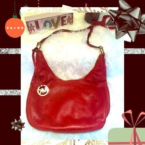 Michelle Kors red leather purse